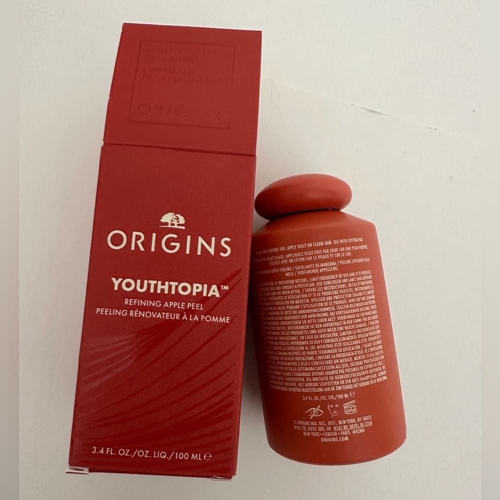 NIB Origins Youthtopia Refining Apple Peel 3.4 fl oz Exfoliating Selfcare - Thumbnail 8