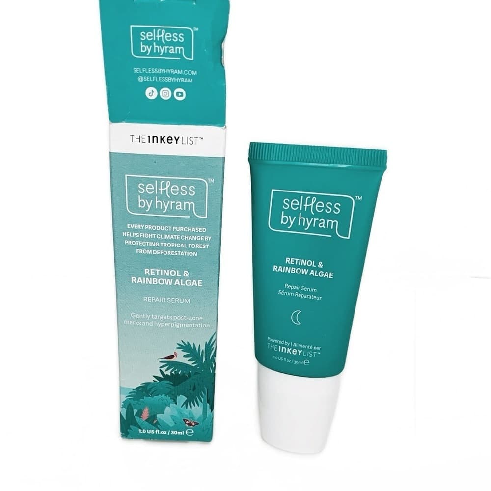 NIB Selfless by Hyram The Inkey List Retinol & Rainbow Algae Repair Serum 1 floz - Thumbnail 5
