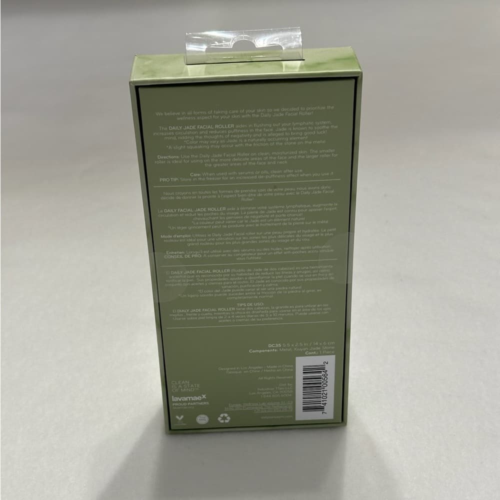 Daily Concepts Jade Daily Facial Roller New in Box Helps Reduce Puffiness - Thumbnail 2