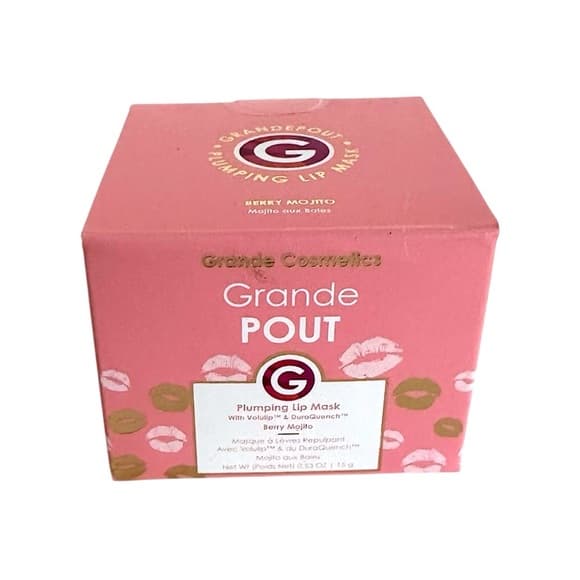 NIB Grande Cosmetics GrandePout Plumping Lip Mask in Berry Mojito - Thumbnail 6