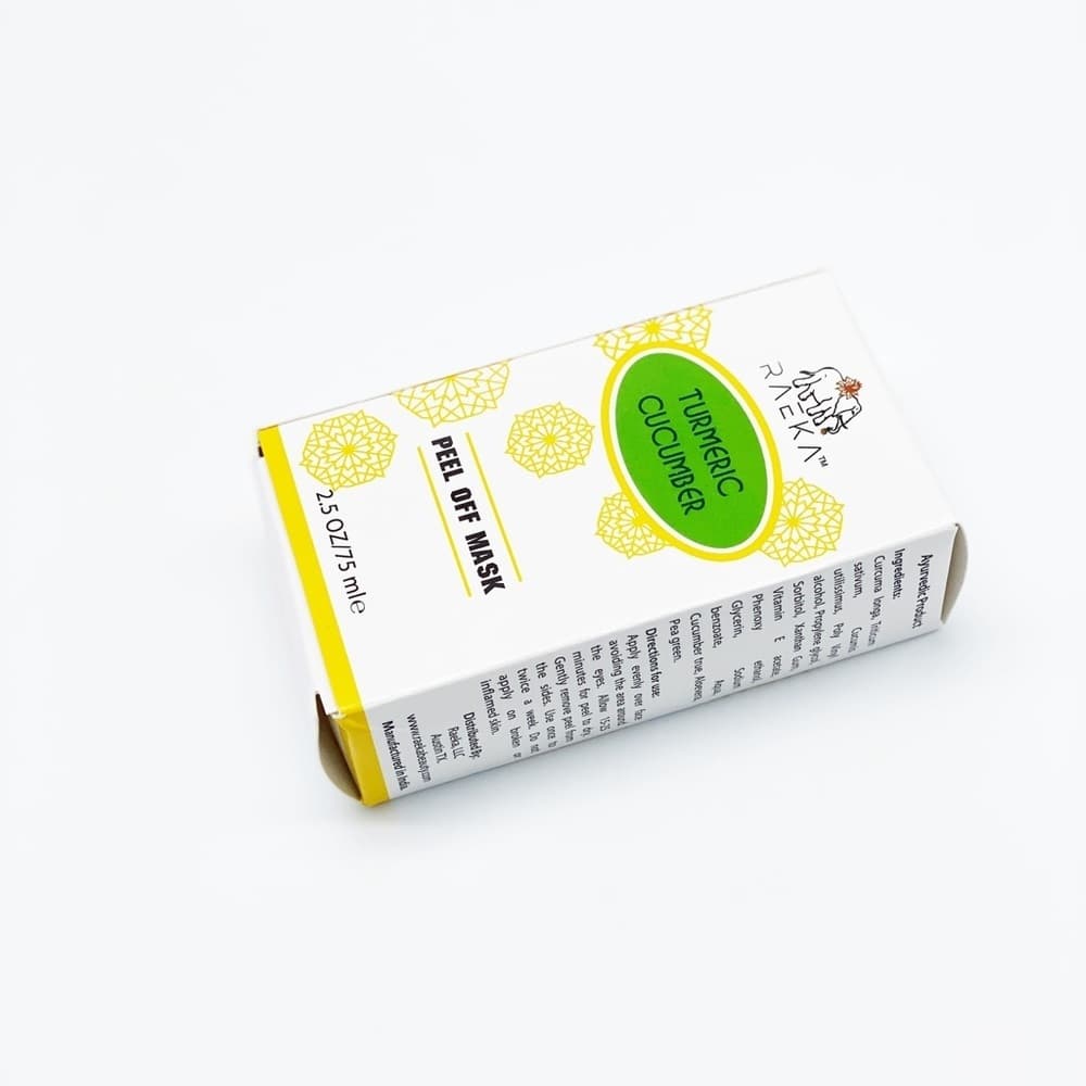 Raeka Tumeric Cucumber Peel Off Face Mask Skincare - Thumbnail 2