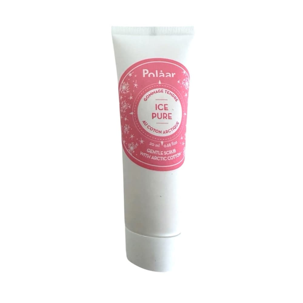 NEW Polaar Ice Pure Gentle Face Scrub With Arctic Cotton 20ml Travel Size - Thumbnail 3