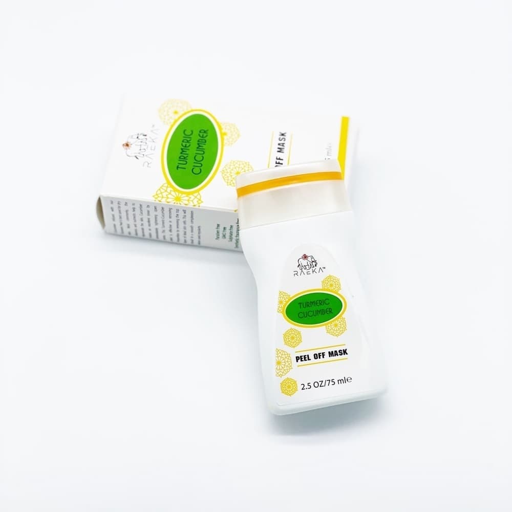 Raeka Tumeric Cucumber Peel Off Face Mask Skincare - Thumbnail 6