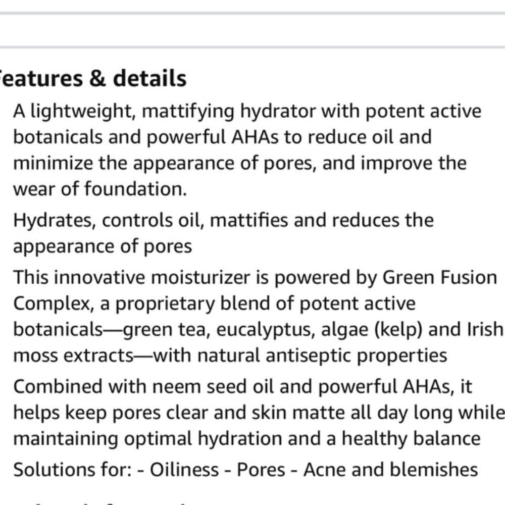 NEW Ole Henriksen Counter Balance Oil Control Hydrator 15ml Moisturizer Discon. - Thumbnail 7