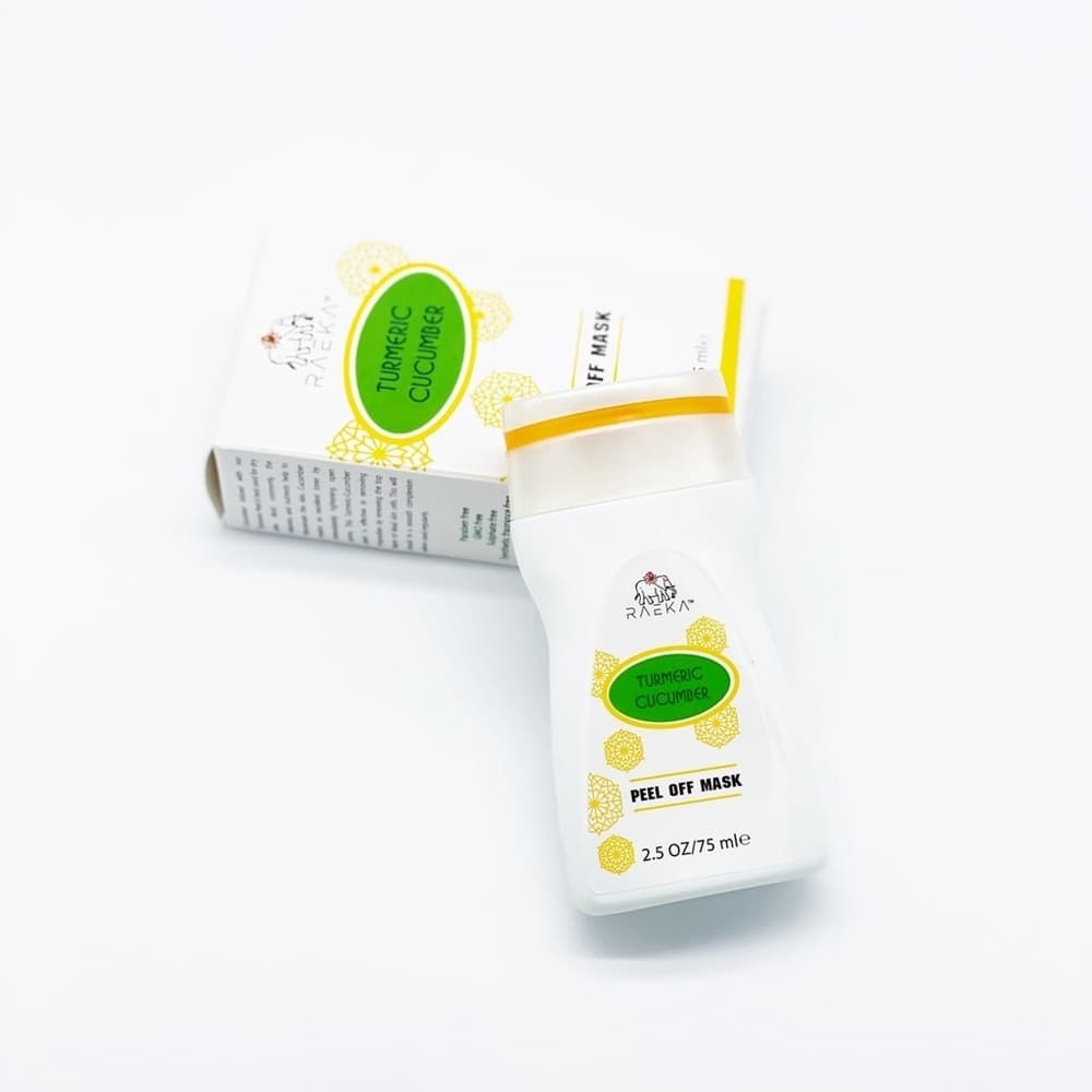 Raeka Tumeric Cucumber Peel Off Face Mask Skincare - Thumbnail 5