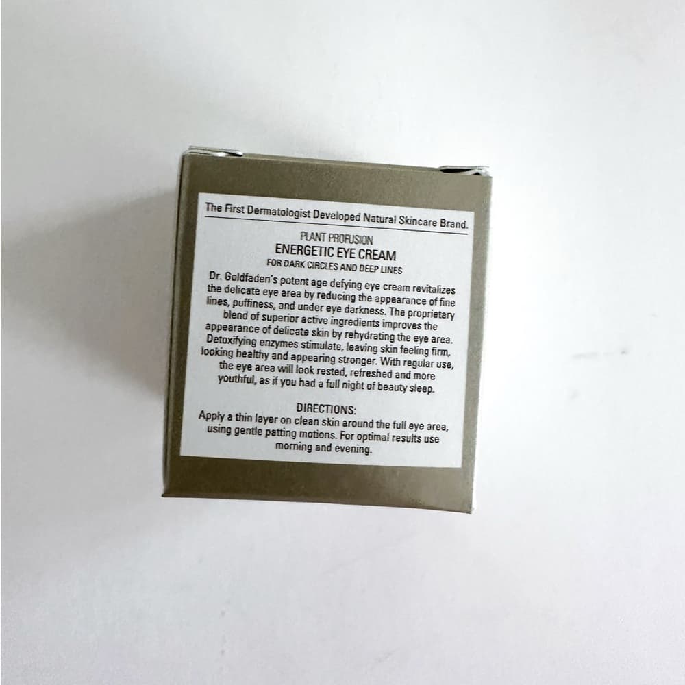 NIB Goldfaden MD Plant Profusion Energetic Eye Cream Size 0.5 ﬂ oz / 15 mL - Thumbnail 5