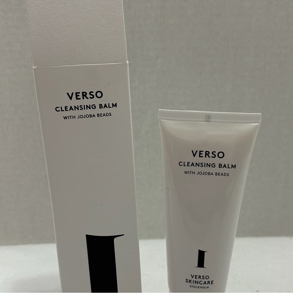 NIB Verso Cleansing Balm with Jojoba Beads Full Size 100 ml / 3.38 Fl oz - Thumbnail 5