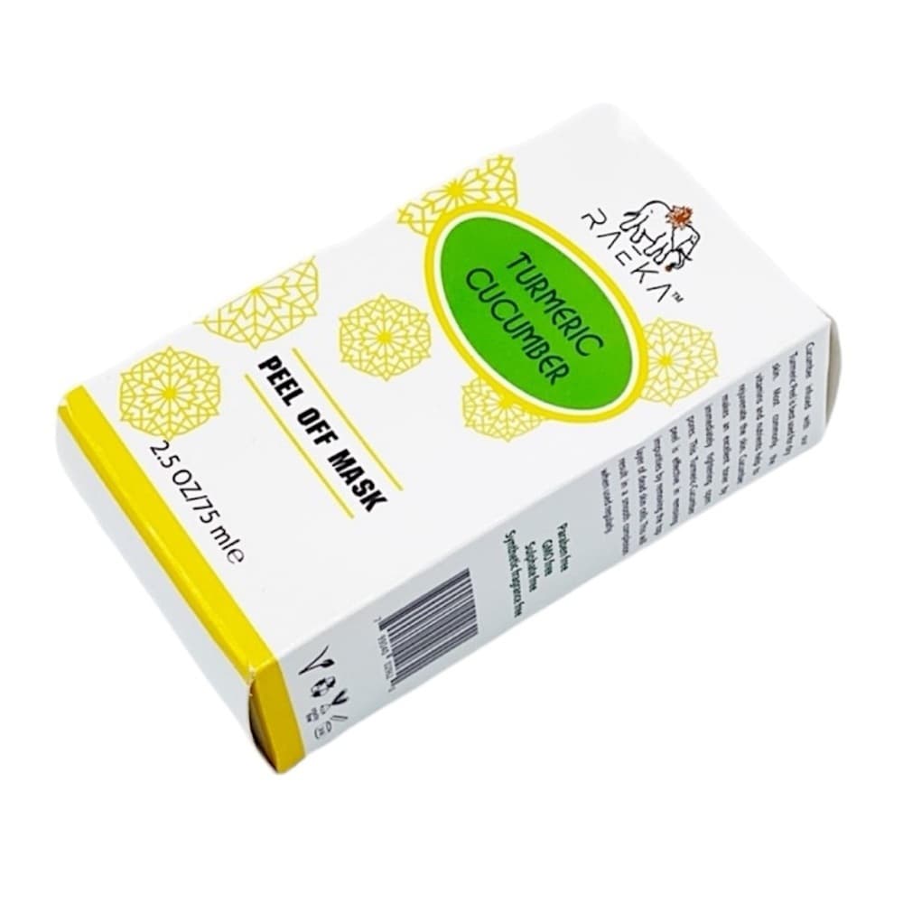 Raeka Tumeric Cucumber Peel Off Face Mask Skincare - Thumbnail 8