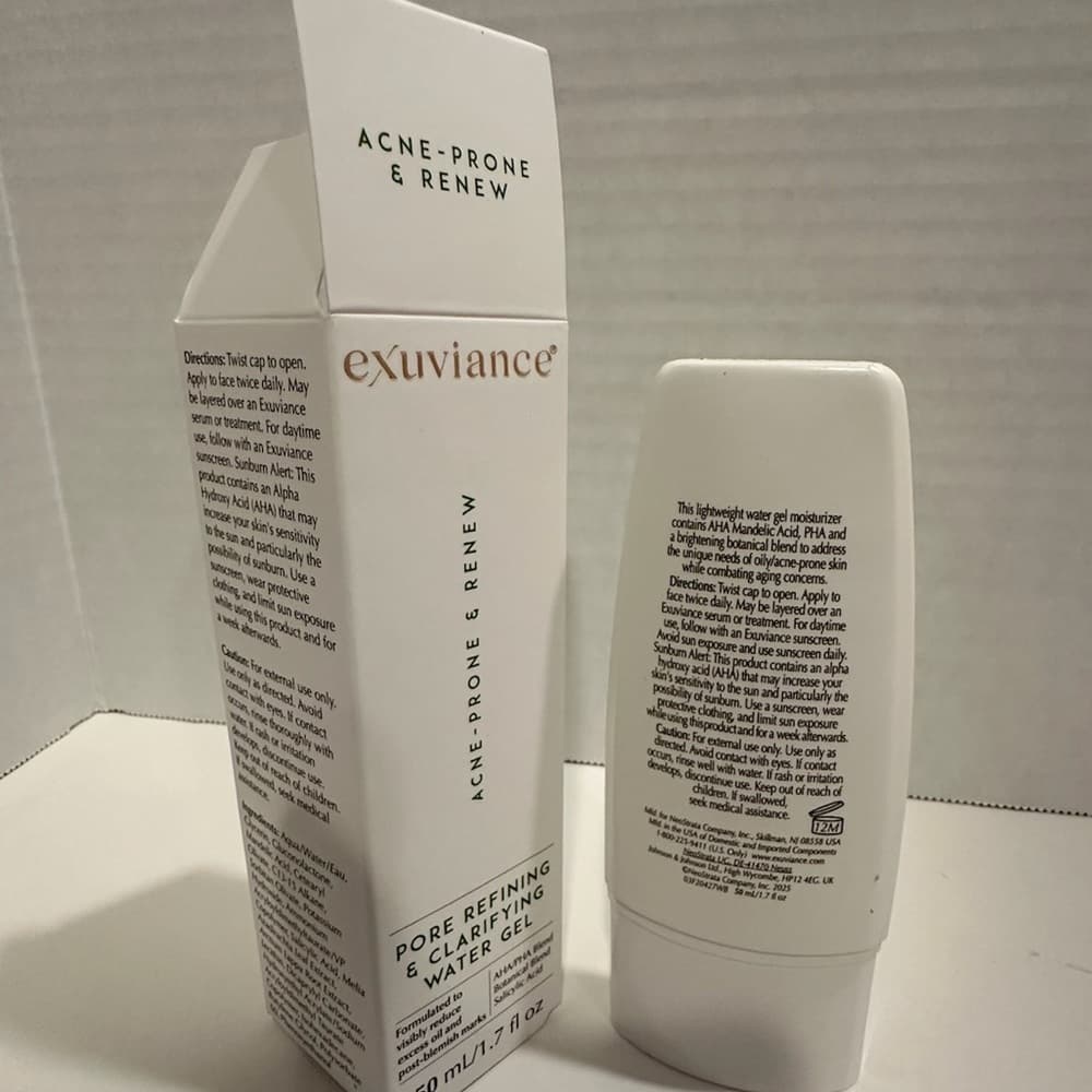 NIB Exuviance Pore Refining Clarifying Water Gel Moisturizer Acne Prone Renew - Thumbnail 3