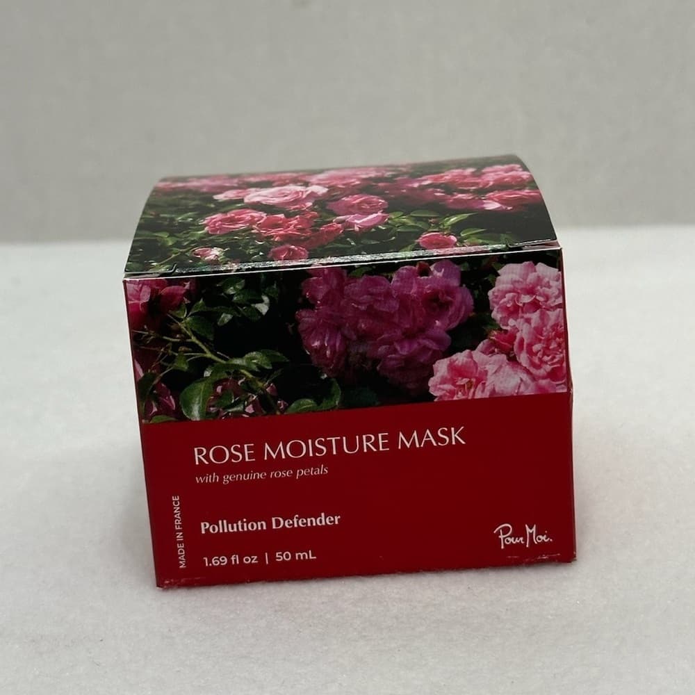 Pour Moi Skincare Rose Moisture Mask Protect Skin from Stress NEW 1.69fl oz