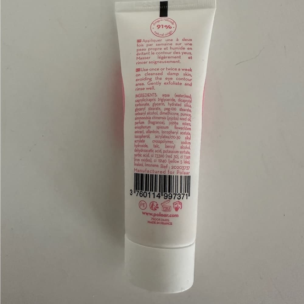 NEW Polaar Ice Pure Gentle Face Scrub With Arctic Cotton 20ml Travel Size - Thumbnail 2