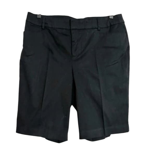 Charter Club Black Bermuda Shorts Womens Size 10 Classic Flat Front Mid Length - Thumbnail 13