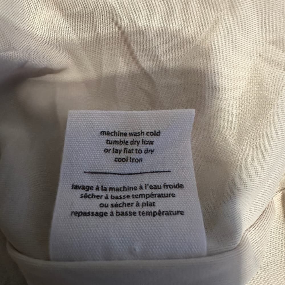 Oak + Fort Leaf Print Shorts Tropical Neutral Minimalist Size Large Resortwear - Thumbnail 6