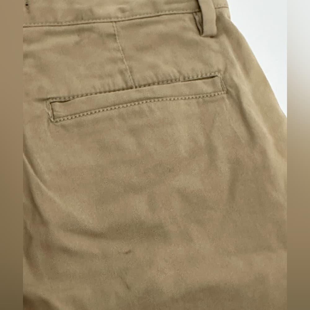 Nordstrom Khaki Cotton Bermuda Shorts Size 10 Classic Tailored Casual SEE NOTE - Thumbnail 3