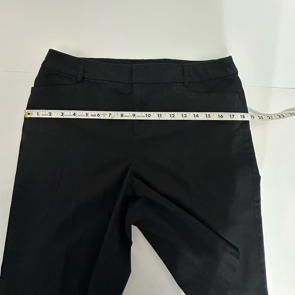 Charter Club Black Bermuda Shorts Womens Size 10 Classic Flat Front Mid Length - Thumbnail 6