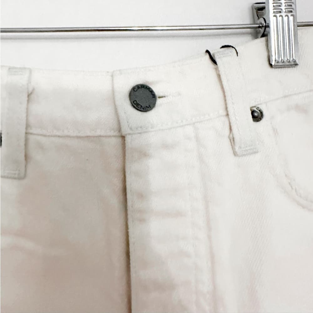 NWT Carmar Titania Distressed White Denim Jean Shorts Size 28 Festival SEE NOTE - Thumbnail 4
