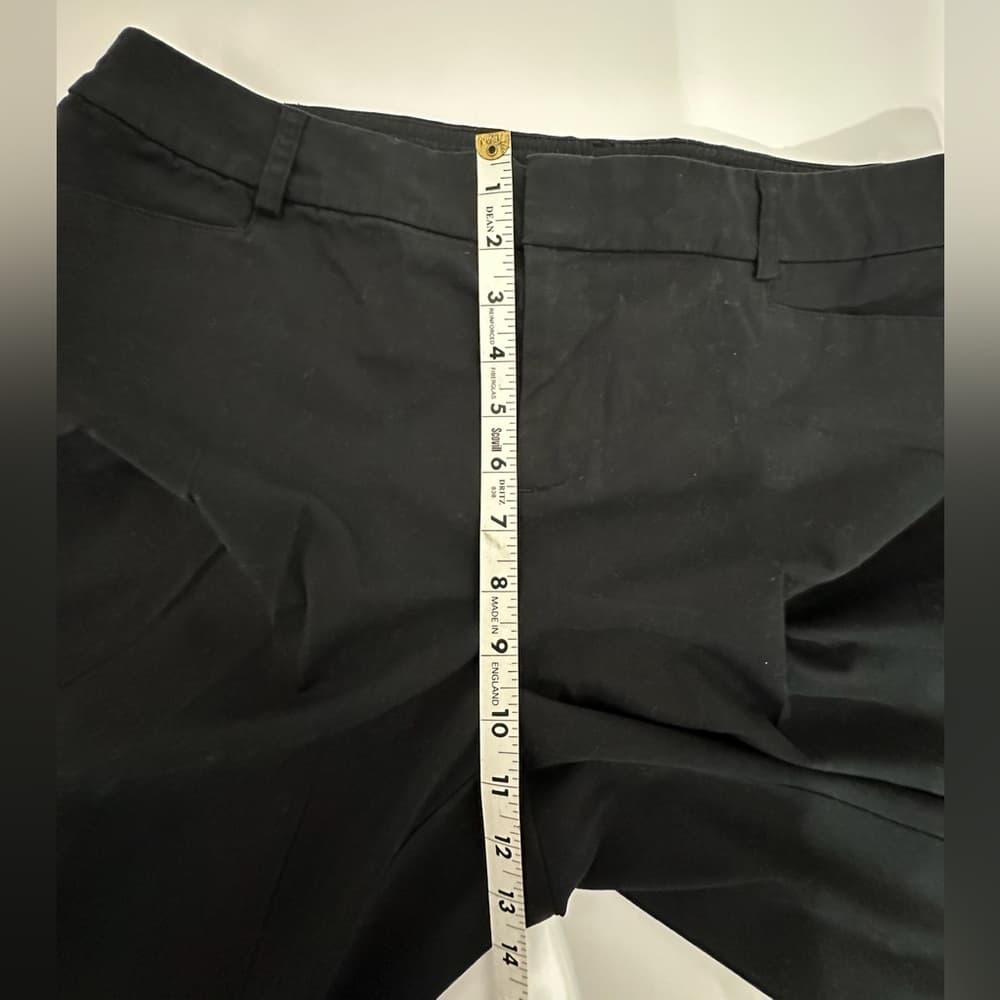 Charter Club Black Bermuda Shorts Womens Size 10 Classic Flat Front Mid Length - Thumbnail 5