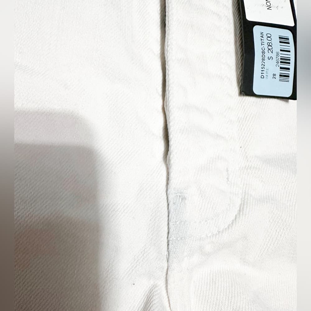 NWT Carmar Titania Distressed White Denim Jean Shorts Size 28 Festival SEE NOTE - Thumbnail 11