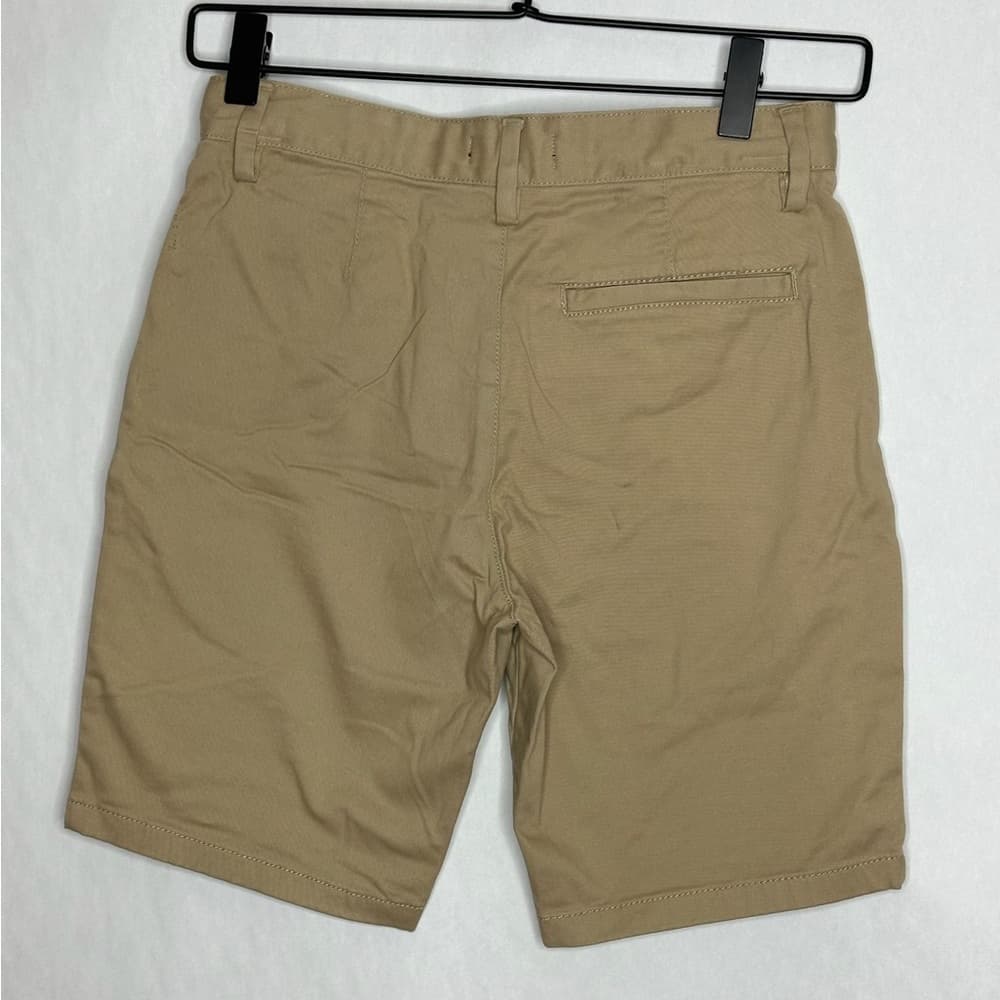 Nordstrom Khaki Cotton Bermuda Shorts Size 10 Classic Tailored Casual SEE NOTE - Thumbnail 2