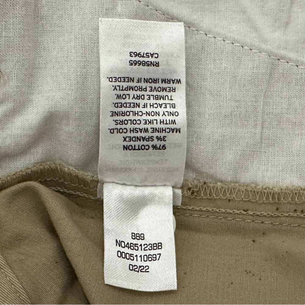 Nordstrom Khaki Cotton Bermuda Shorts Size 10 Classic Tailored Casual SEE NOTE - Thumbnail 4