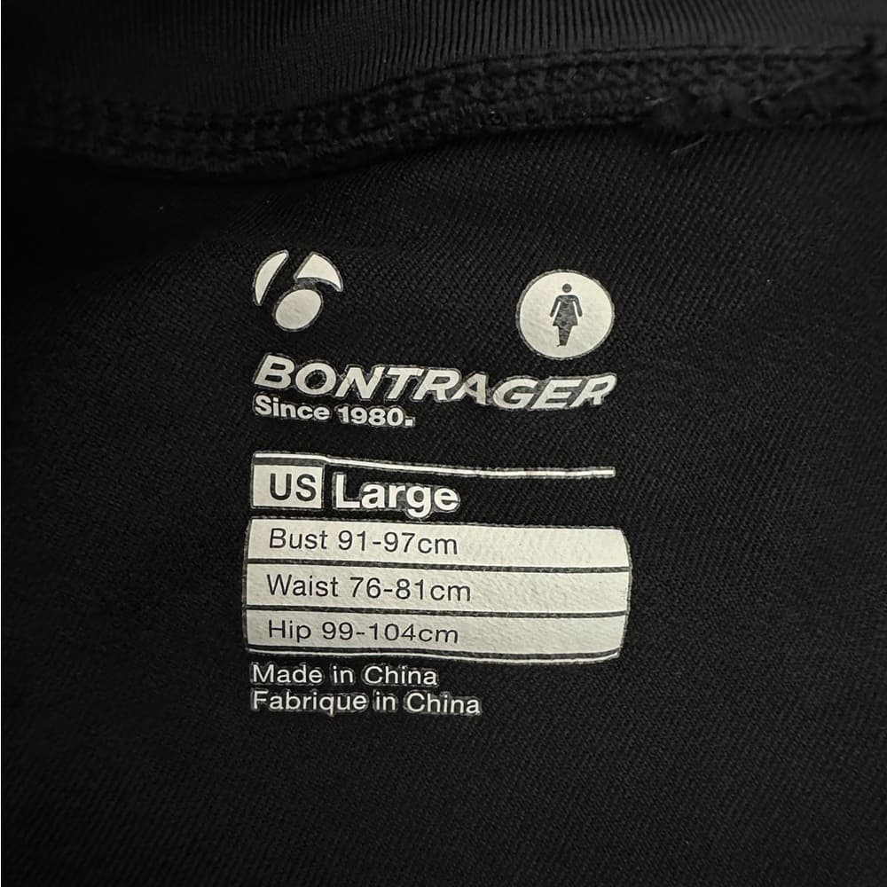 Bontrager Black Padded Cycling Shorts Women’s Large - Thumbnail 6