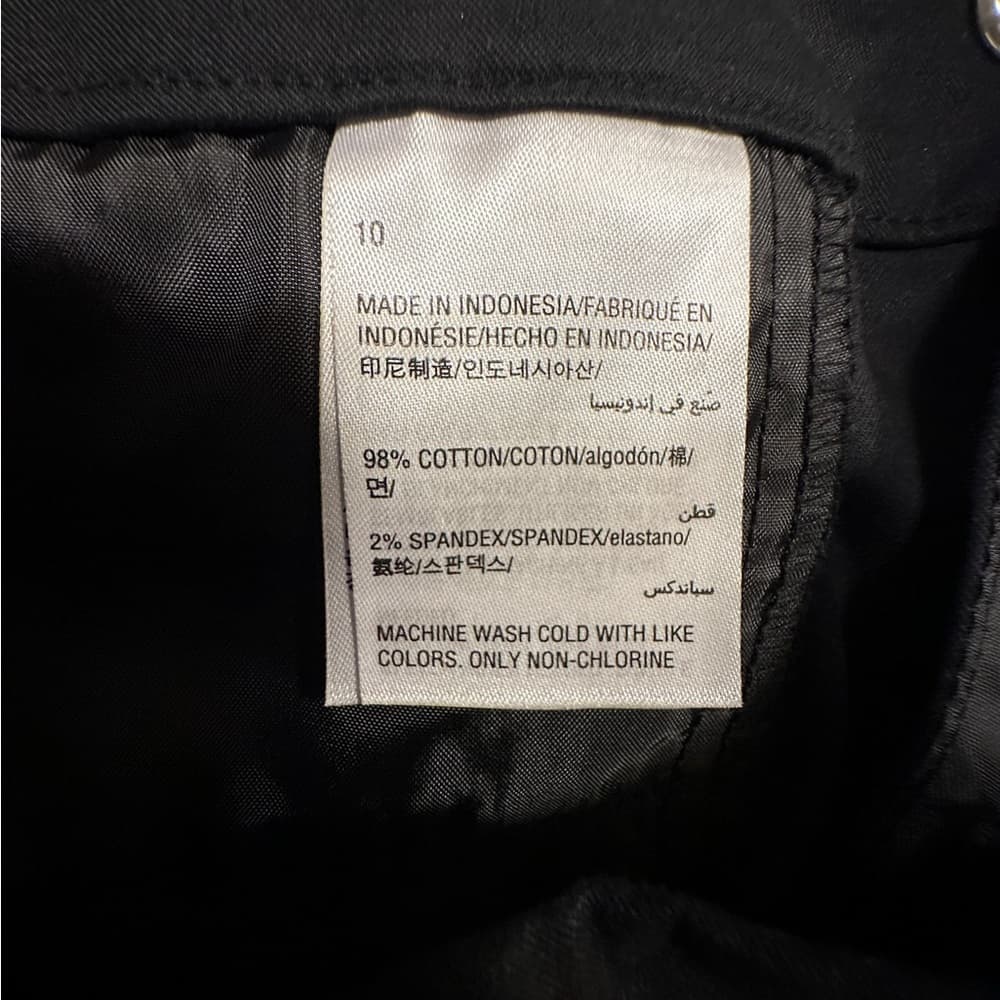 Charter Club Black Bermuda Shorts Womens Size 10 Classic Flat Front Mid Length - Thumbnail 11