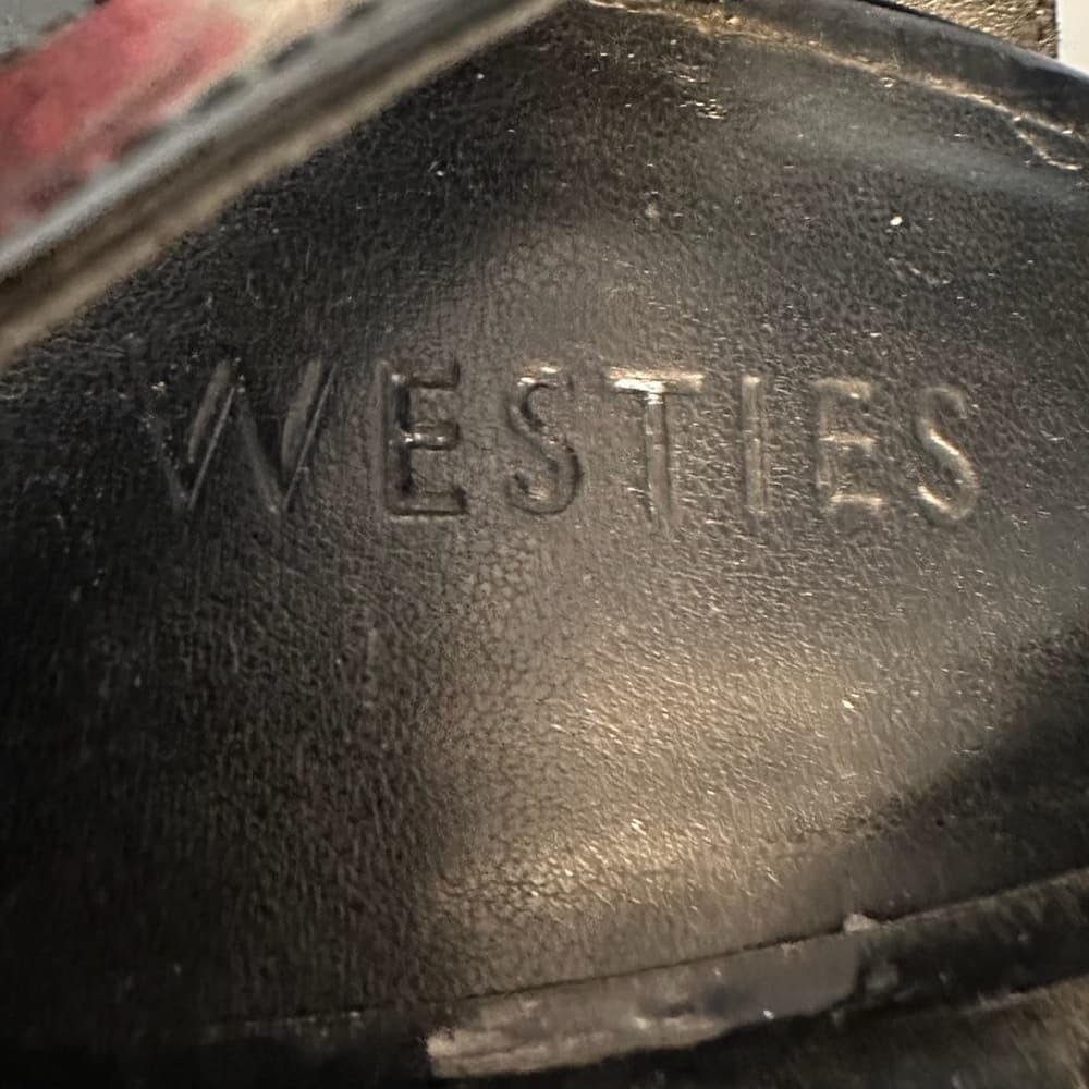 Westies Black with Multicolored Stripe Platform Wedge Sandals Size 9 - Thumbnail 15