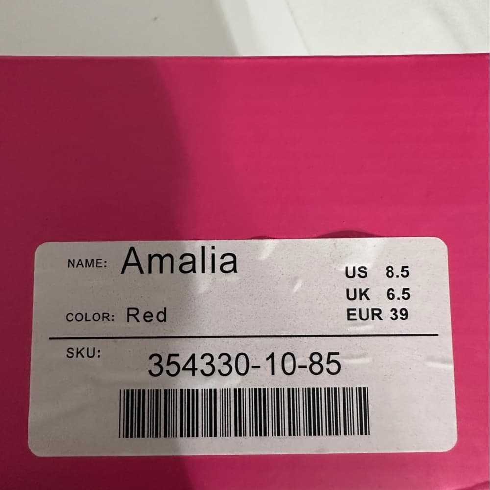 NIB JustFab Red Laser-Cut Cork Wedge Platform Sandals “Amalia” Size 8.5 - Thumbnail 2