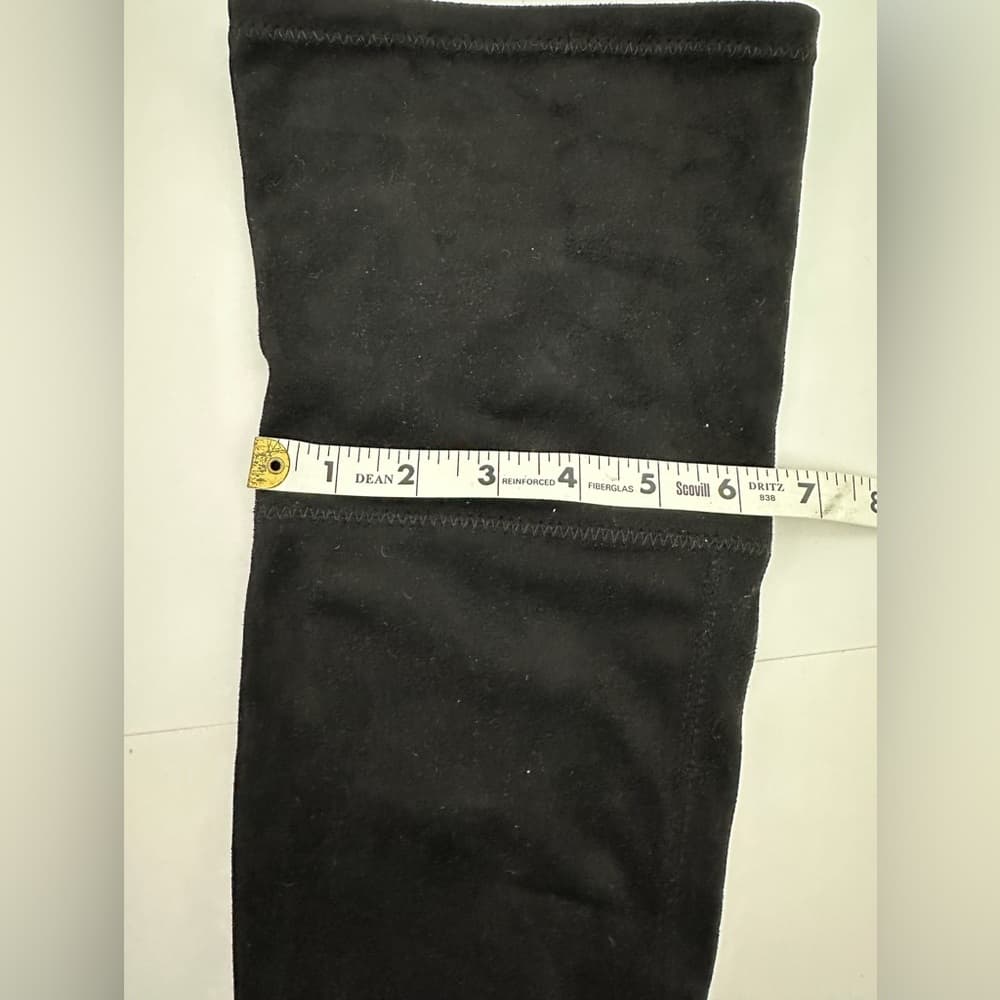 Express Black Floral Embroidered Over-the-Knee Boots Size 7 - Thumbnail 9