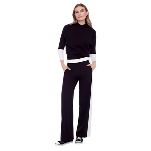 I Love Tyler Madison Colorblock Pants Black White Size Small | ILTM Minimalist - Thumbnail 11
