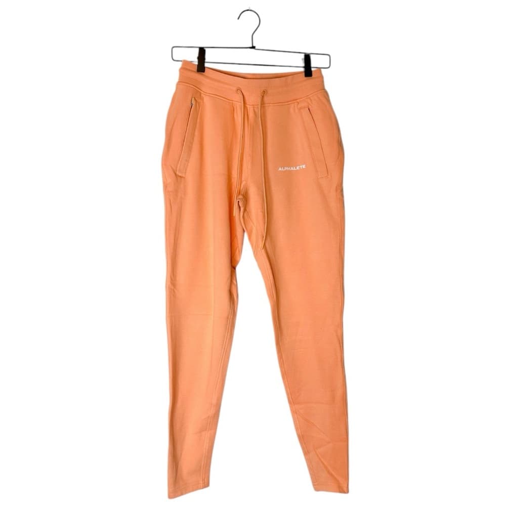 NWOT Alphalete Essential Joggers in Orange Frost Size Small Womens Workout Pants - Thumbnail 6