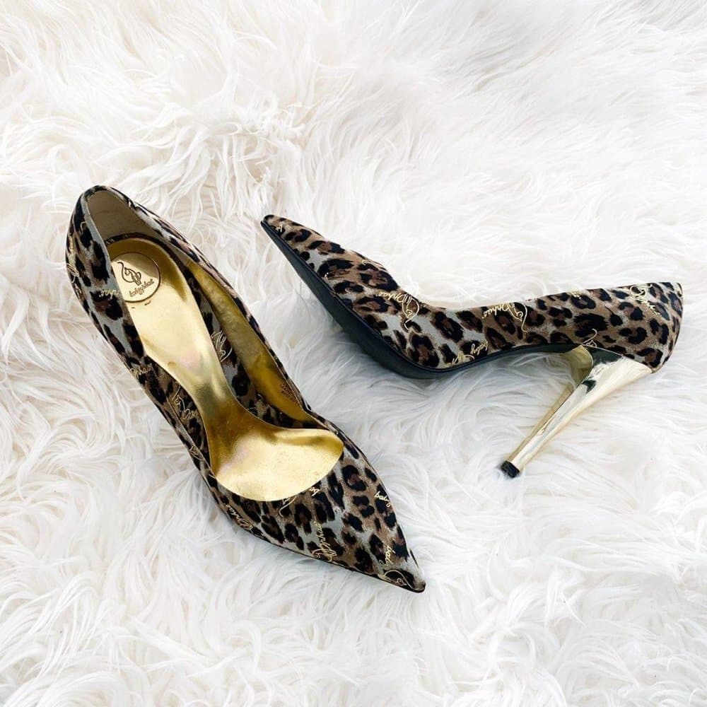 Baby Phat Leopard Print Gold Heels Vintage Y2K Customized 🎉HOST PICK 🎉 - Thumbnail 11