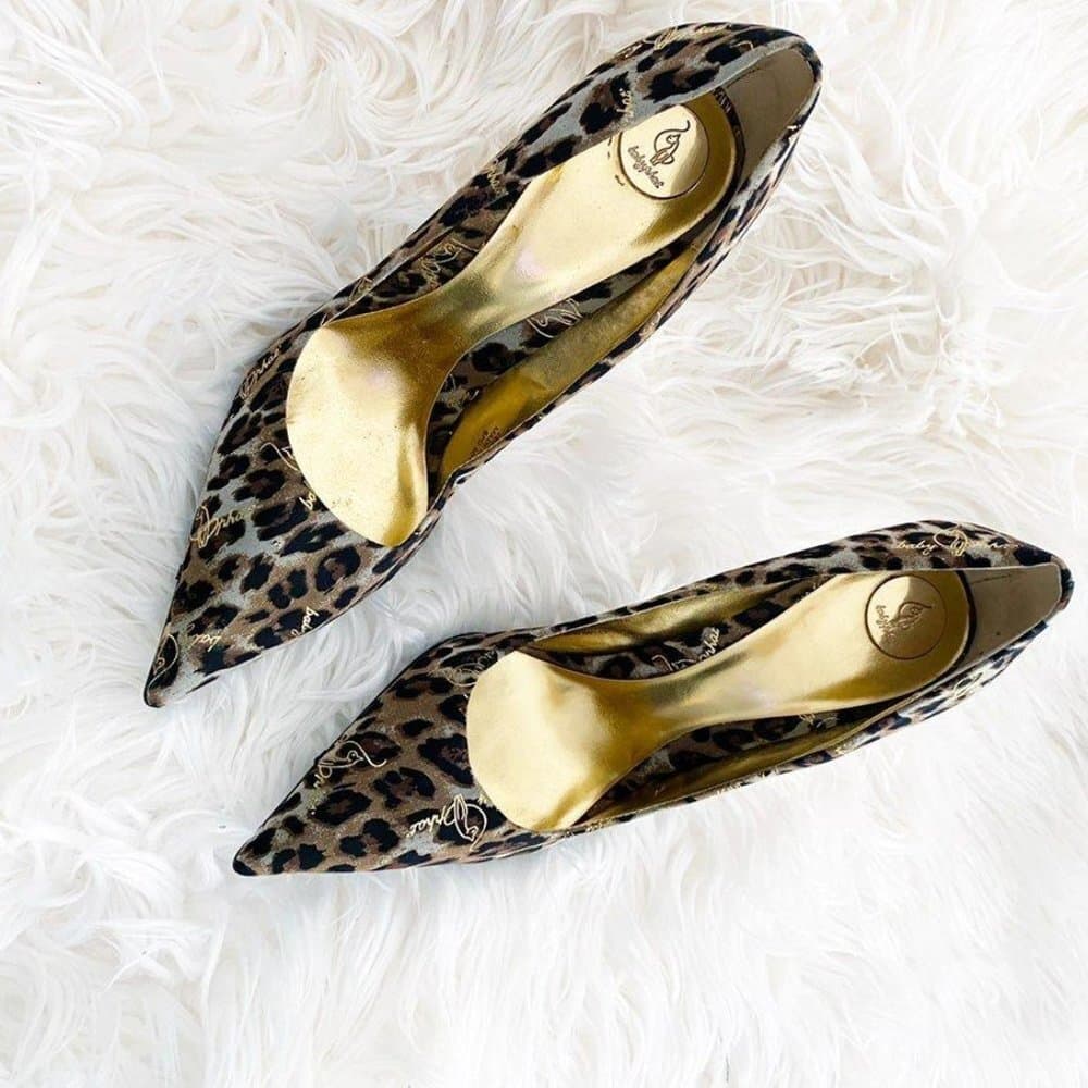 Baby Phat Leopard Print Gold Heels Vintage Y2K Customized 🎉HOST PICK 🎉 - Thumbnail 5