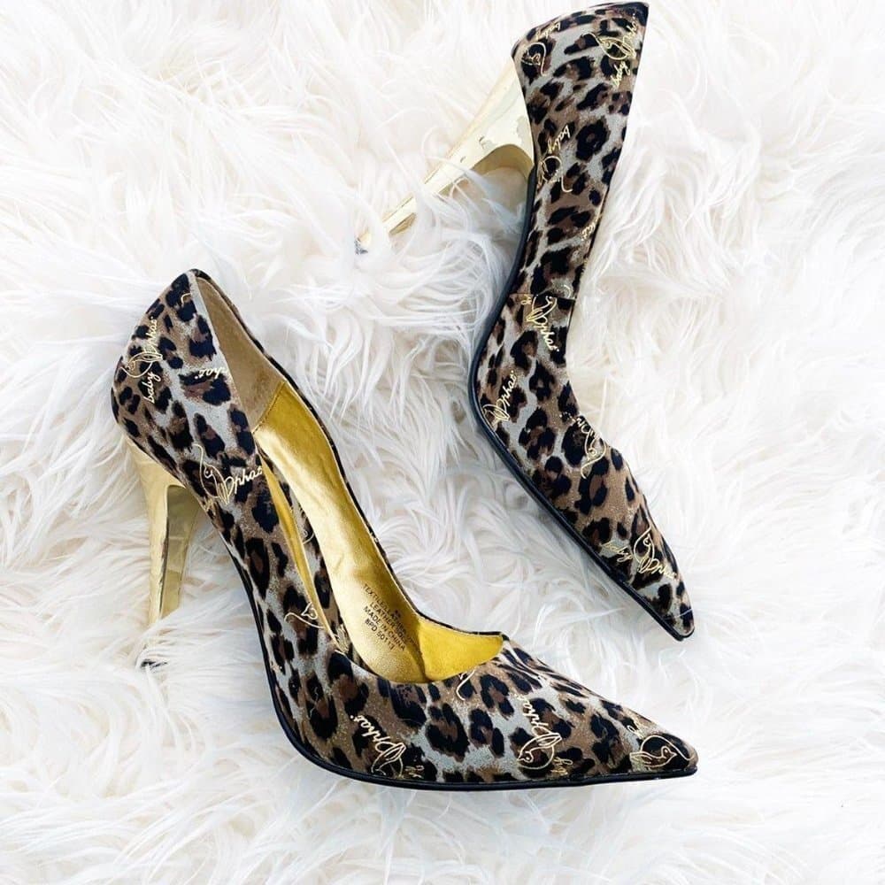 Baby Phat Leopard Print Gold Heels Vintage Y2K Customized 🎉HOST PICK 🎉 - Thumbnail 8