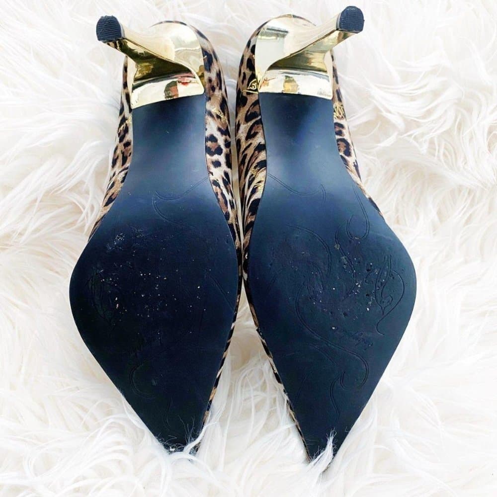 Baby Phat Leopard Print Gold Heels Vintage Y2K Customized 🎉HOST PICK 🎉 - Thumbnail 9