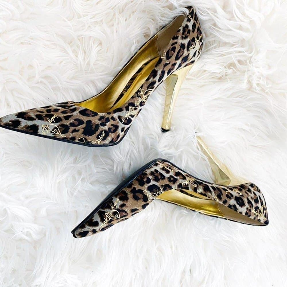 Baby Phat Leopard Print Gold Heels Vintage Y2K Customized 🎉HOST PICK 🎉 - Thumbnail 6