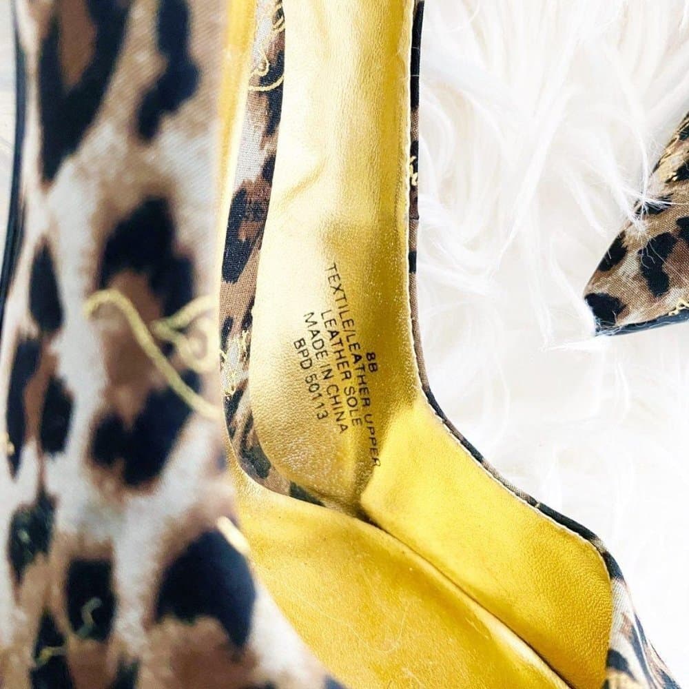 Baby Phat Leopard Print Gold Heels Vintage Y2K Customized 🎉HOST PICK 🎉 - Thumbnail 4