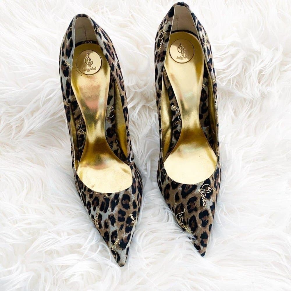 Baby Phat Leopard Print Gold Heels Vintage Y2K Customized 🎉HOST PICK 🎉 - Thumbnail 10