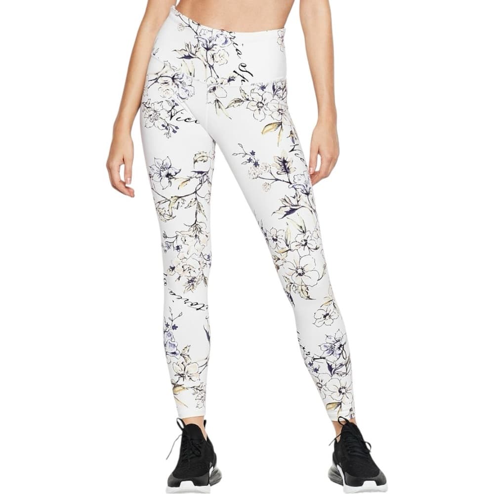 NWT Victoria’s Secret Sport White Floral Knockout Tights Leggings X-Large XL - Thumbnail 11