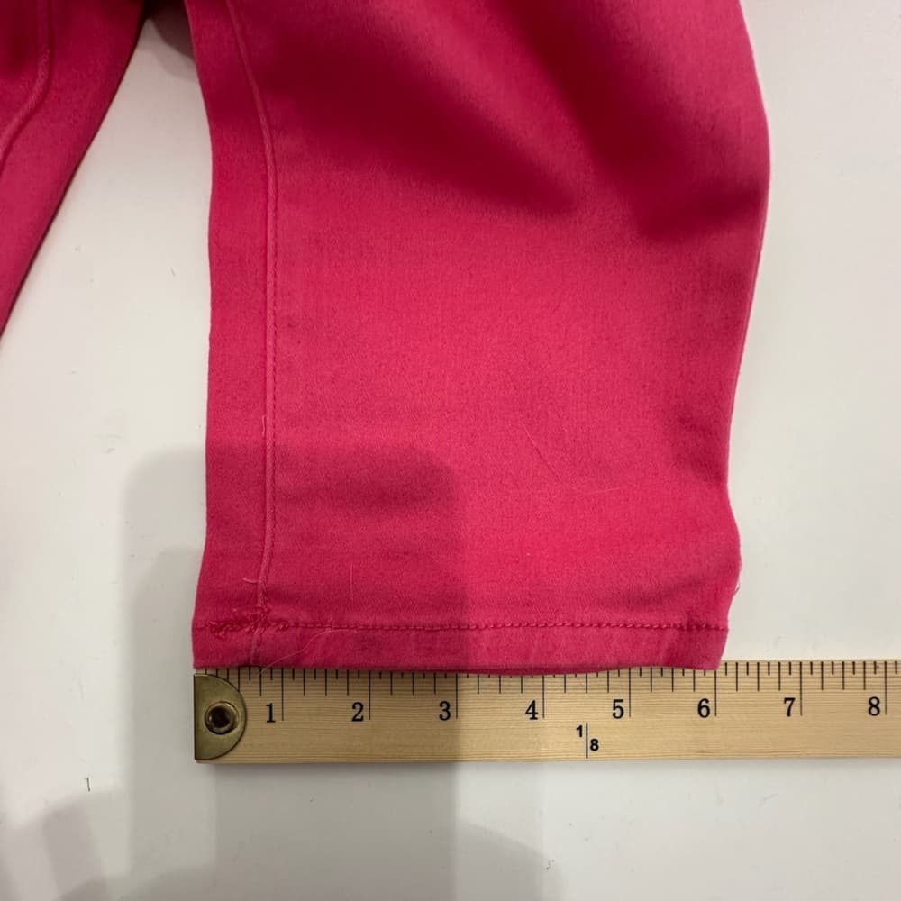 Makers Hot Topic Hot Pink Skinny Jeans Y2K Deadstock Size 9 Juniors - Thumbnail 4