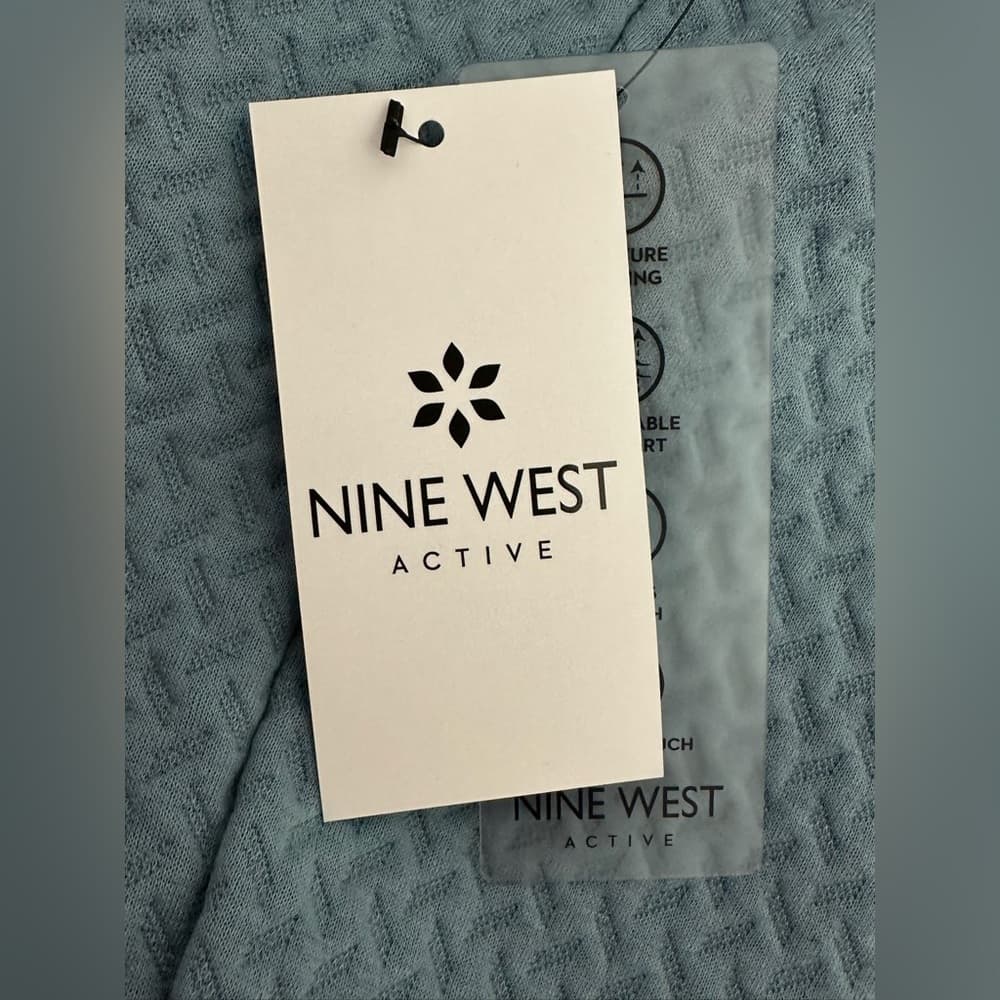 NWT Nine West Active Textured Leggings Cargo Pocket Women Medium Athleisure - Thumbnail 11