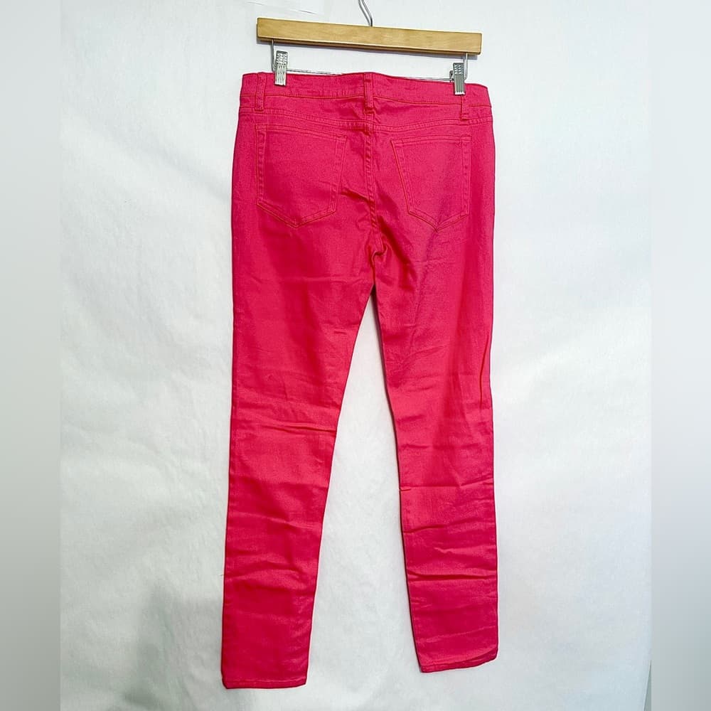 Makers Hot Topic Hot Pink Skinny Jeans Y2K Deadstock Size 9 Juniors - Thumbnail 11