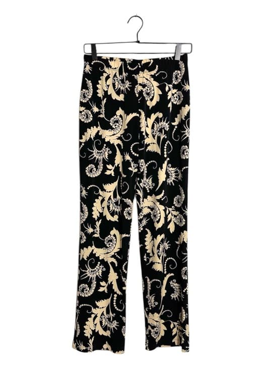 Clara Sun Woo Floral Pull On Pants Loungewear Medium Resortwear Travel - Thumbnail 7