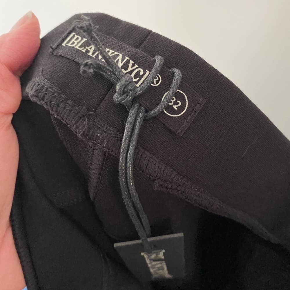 Blank NYC The Mercer High Rise Skinny Pants in Black - Thumbnail 5