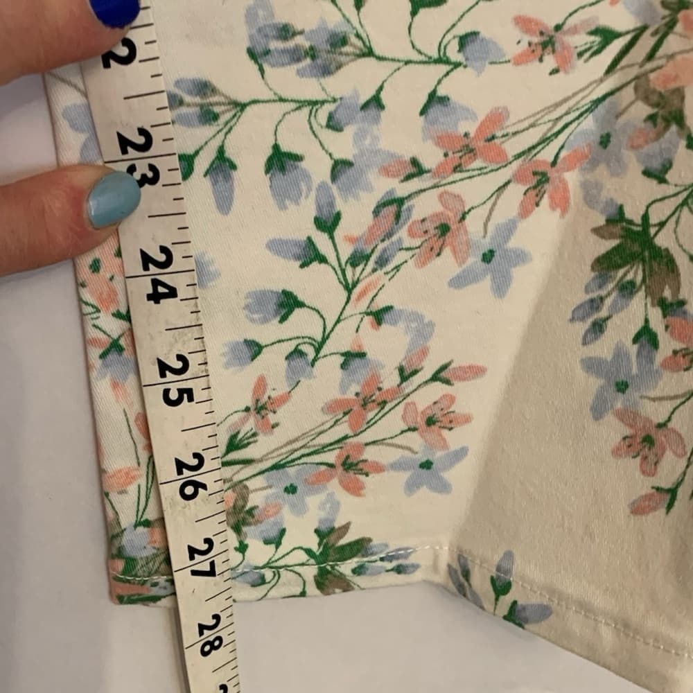 Calvin Klein Romantic Spring Summer Dreamy Floral Print Pants Women’s Size 8 - Thumbnail 9