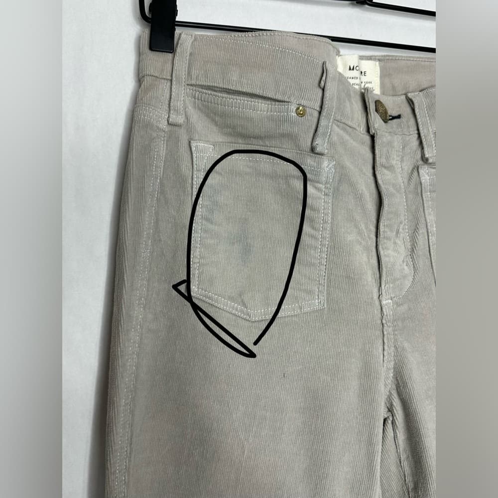 McGuire Flare Corduroy Pants Size 26 Cotton Spandex - Thumbnail 6