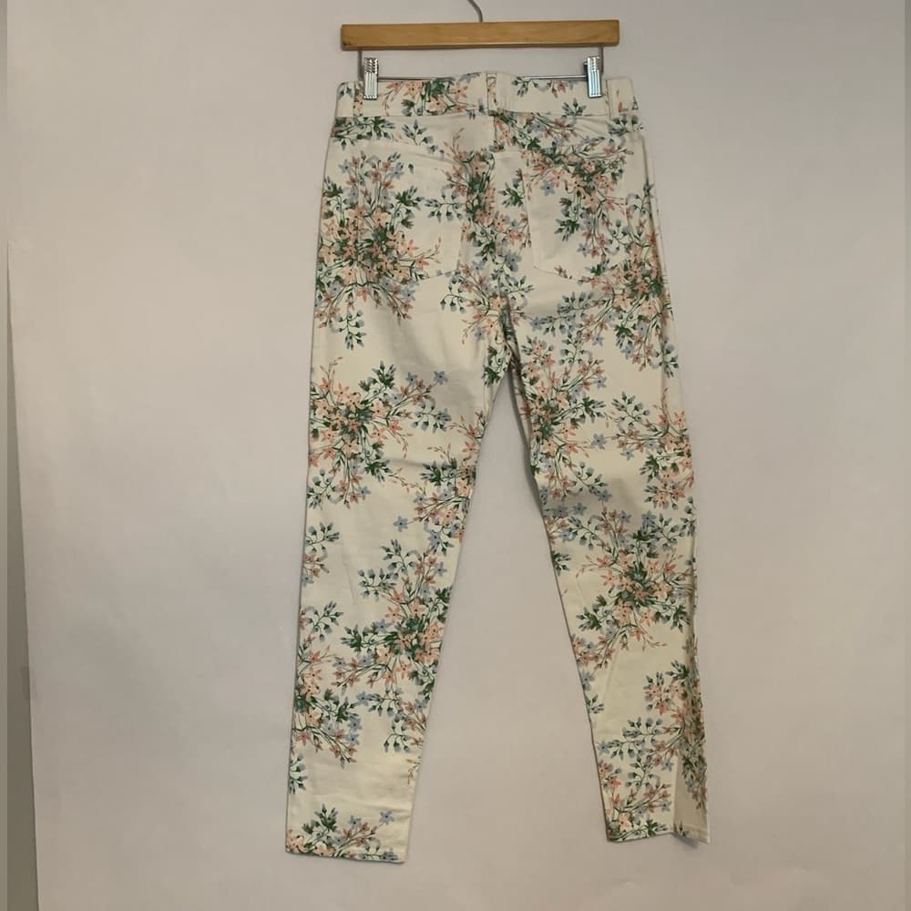 Calvin Klein Romantic Spring Summer Dreamy Floral Print Pants Women’s Size 8 - Thumbnail 11