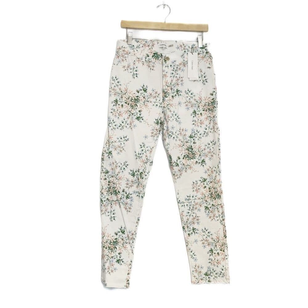 Calvin Klein Romantic Spring Summer Dreamy Floral Print Pants Women’s Size 8 - Thumbnail 2
