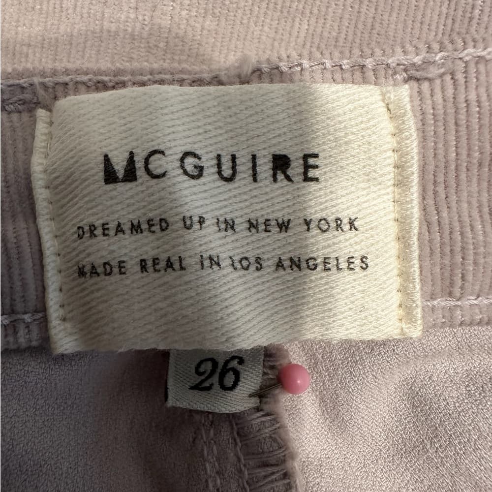 McGuire Flare Corduroy Pants Size 26 Cotton Spandex - Thumbnail 3