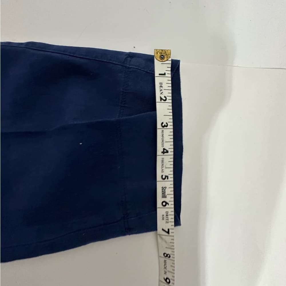 Tommy Bahama Blue Linen Drawstring Pants Size Large Relaxed Coastal Vibe - Thumbnail 13